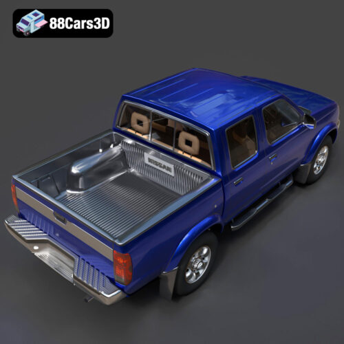 Nissan Pickup Navara Crew Cab 3D Model