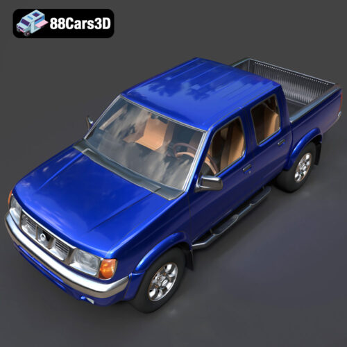 Nissan Pickup Navara Crew Cab 3D Model
