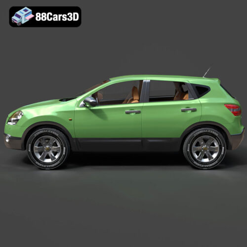 Nissan Qashqai 3D Model
