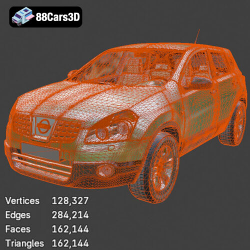 Nissan Qashqai 3D Model