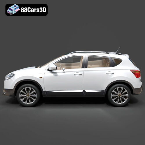 Nissan Qashqai 2009 3D Model