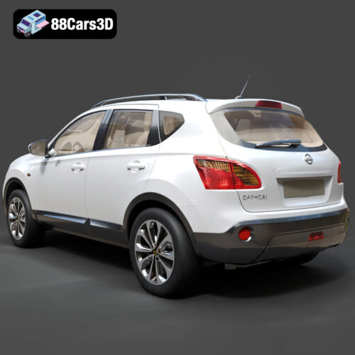 Nissan Qashqai 2009 3D Model