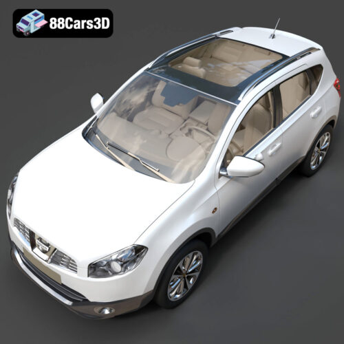 Nissan Qashqai 2009 3D Model