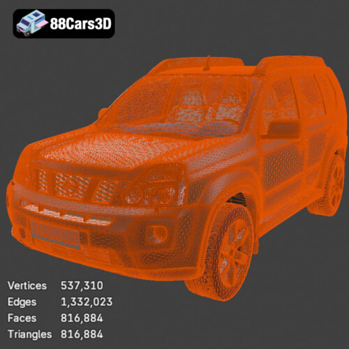 Nissan X-Trail 2007 3D Model