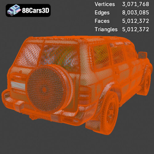 Nissan Patrol GR 3D Model