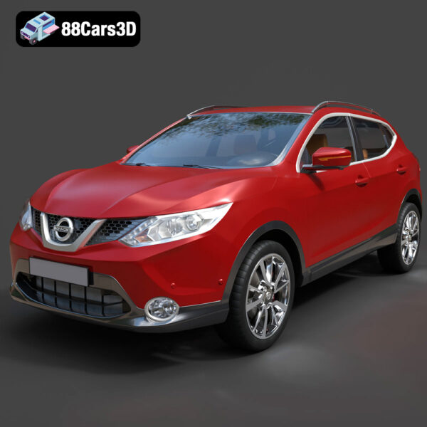 Nissan Qashqai 2014 3D Model