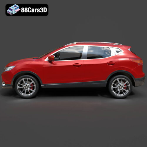 Nissan Qashqai 2014 3D Model