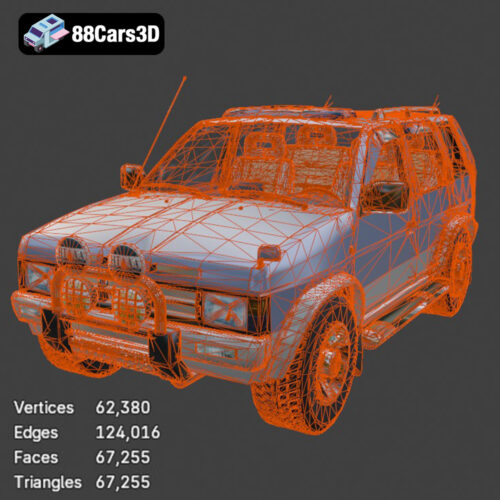 Nissan Terrano 3D Model