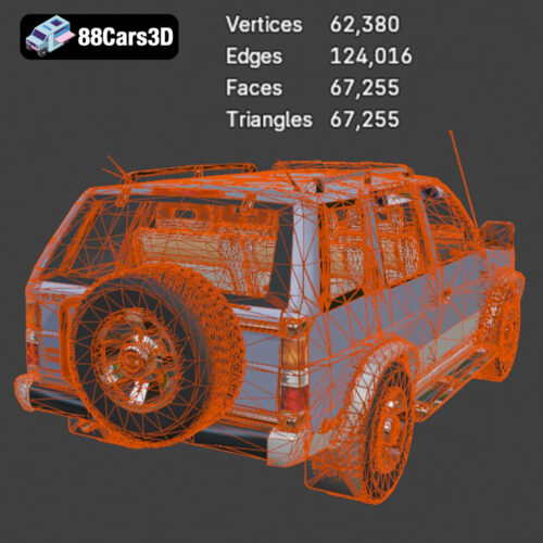 Nissan Terrano 3D Model