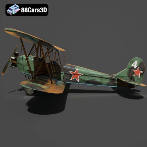 Polikarpov Po-2 3D Model
