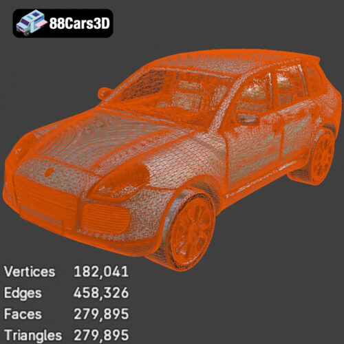 Porsche Cayenne 3D Model