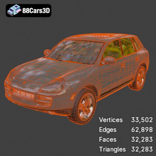 Porsche Cayenne 2002 3D Model