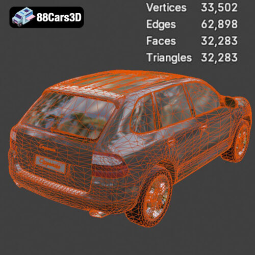 Porsche Cayenne 2002 3D Model