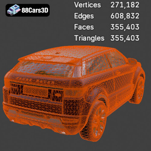 Range Rover Evoque 3D Model