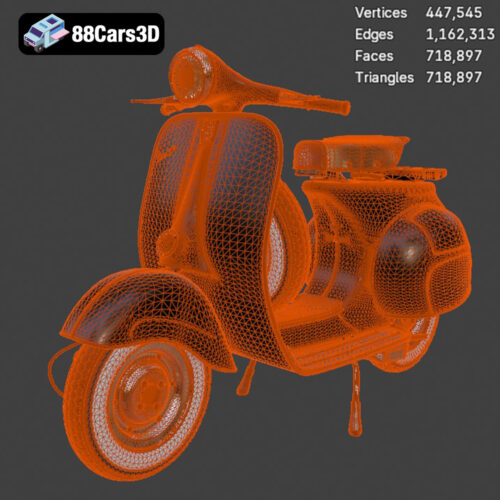 Vespa Standard 3D Model