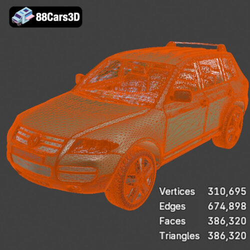 VolksWagen Touareg Avto-007 Volkswagen Touareg Avto 3D Model 3D Printable STL
