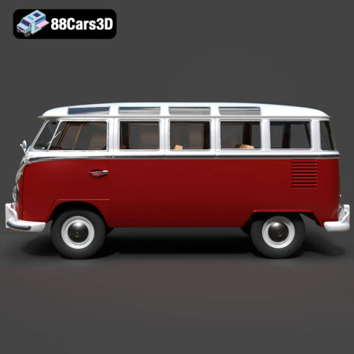 Volkswagen_Transporter_T1_1950-002 Volkswagen Transporter T1 1950 3D Model