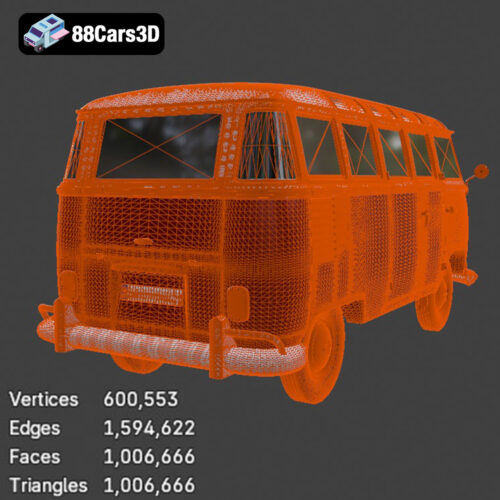 Volkswagen_Transporter_T1_1950-008 Volkswagen Transporter T1 1950 3D Model