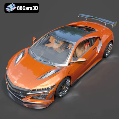 Acura NSX 2017 3D Model3D Printable STL