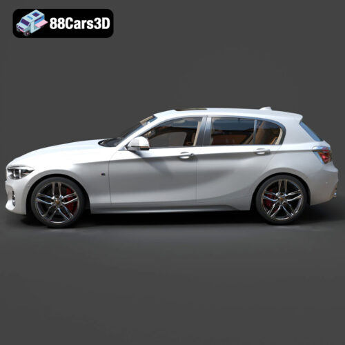 BMW_1_Series_5-Door-2016-002 German Luxury & Performance Bundle - High-End 3D Vehicle Collection3D Printable STL
