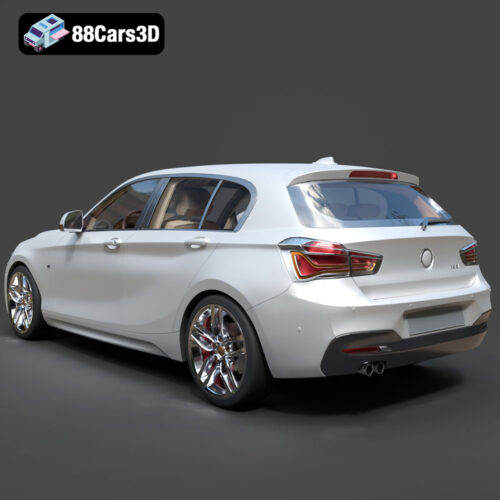 BMW_1_Series_5-Door-2016-003 German Luxury & Performance Bundle - High-End 3D Vehicle Collection3D Printable STL
