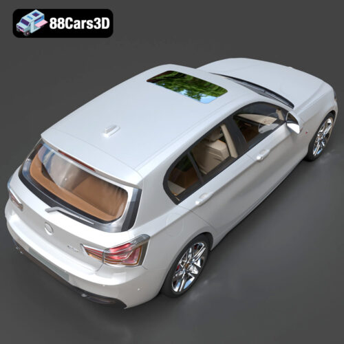 BMW_1_Series_5-Door-2016-004 German Luxury & Performance Bundle - High-End 3D Vehicle Collection3D Printable STL