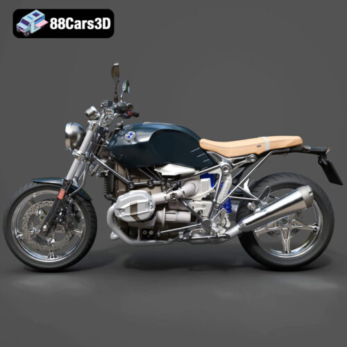 BMW R nineT Pure 2018 3D Model