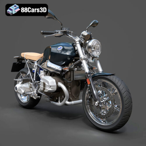 BMW R nineT Pure 2018 3D Model