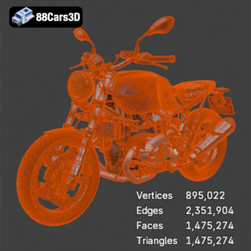 BMW R nineT Pure 2018 3D Model