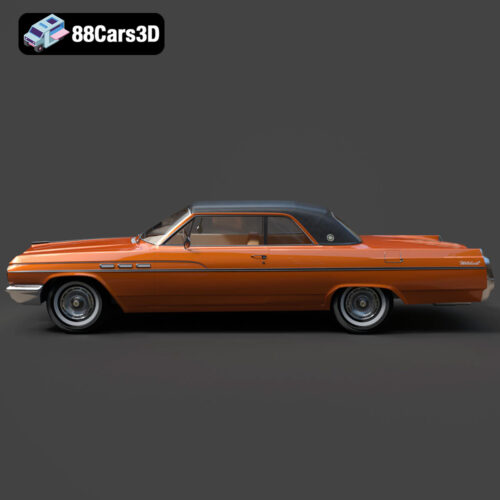 Buick Wildcat Convertible 1963 3D Model