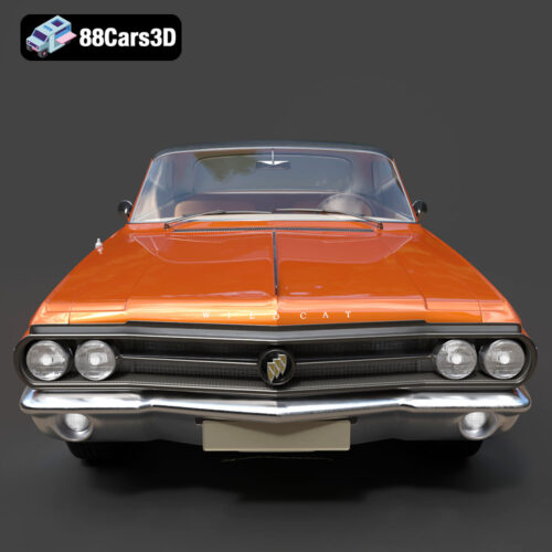 Buick Wildcat Convertible 1963 3D Model