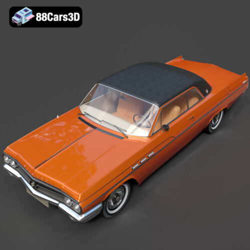 Buick Wildcat Convertible 1963 3D Model
