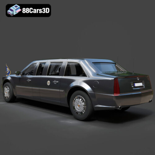 Cadillac US Presidential State Car 3D Model