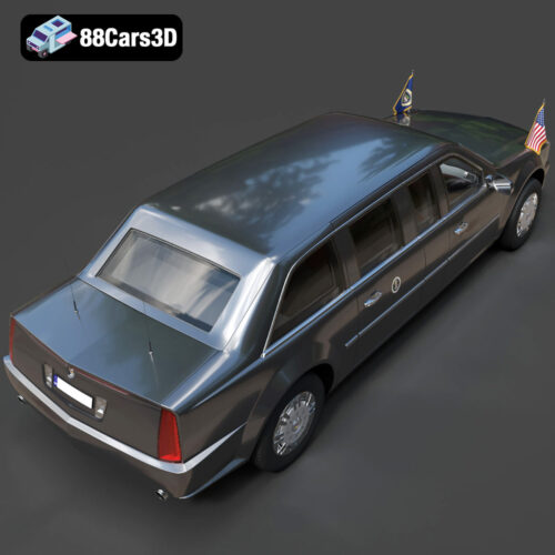 Cadillac US Presidential State Car 3D Model