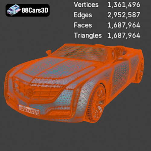 Cadillac Ciel Concept 2011 3D Model