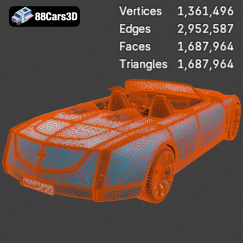 Cadillac Ciel Concept 2011 3D Model