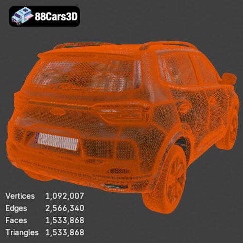 Chery Tiggo 4 RU-Spec 2019 3D Model