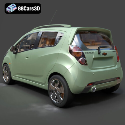 Chevrolet Spark LT 3D Model 3D Printable STL