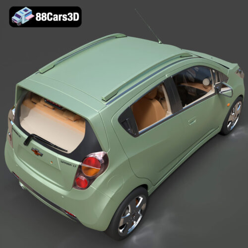 Chevrolet Spark LT 3D Model 3D Printable STL