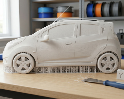 Chevrolet Spark LT 3D Model 3D Printable STL