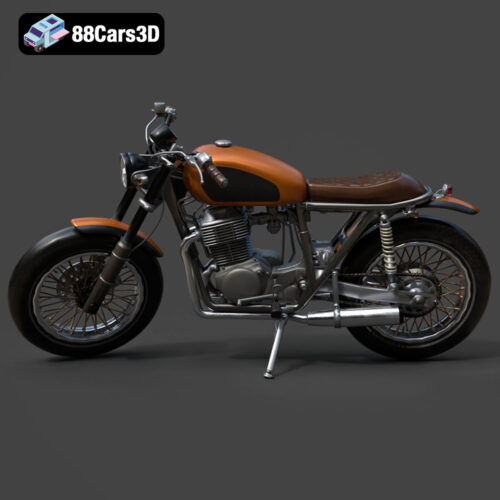 Custom_Motorcycle-002 Custom_Motorcycle 3D Model