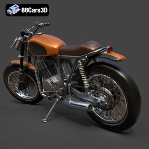 Custom_Motorcycle-003 Custom_Motorcycle 3D Model