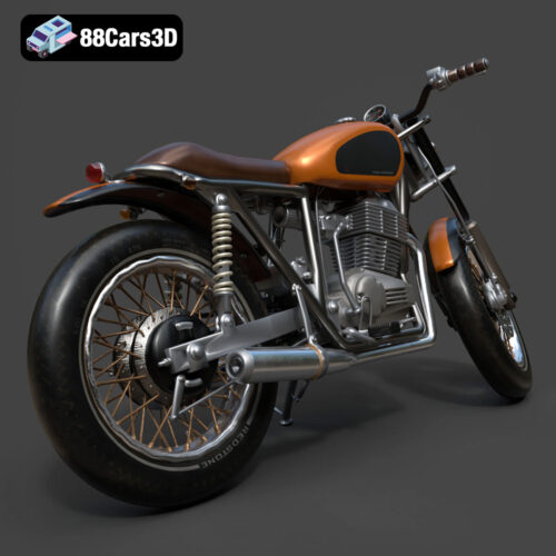 Custom_Motorcycle-004 Custom_Motorcycle 3D Model