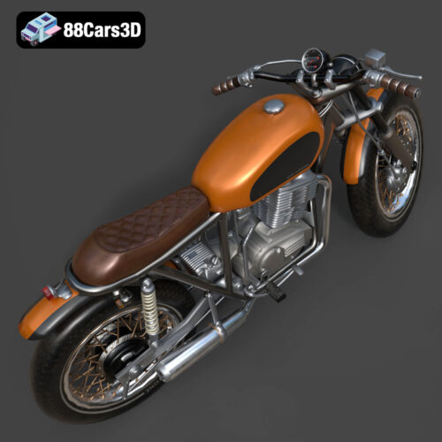 Custom_Motorcycle-005 Custom_Motorcycle 3D Model