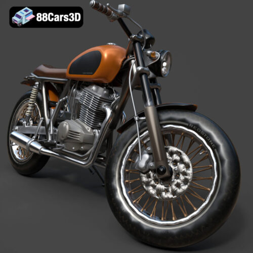 Custom_Motorcycle-006 Custom_Motorcycle 3D Model