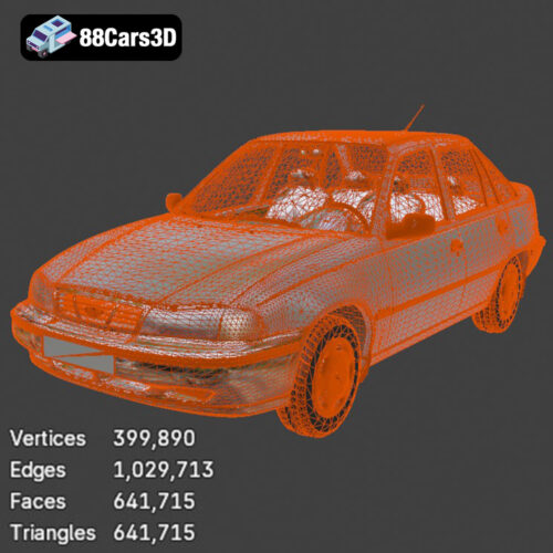 Daewoo Nexia (N150) 3D Model3D Printable STL