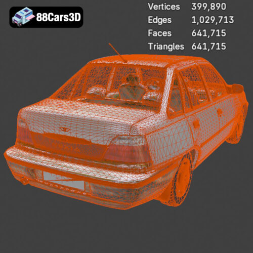 Daewoo Nexia (N150) 3D Model3D Printable STL