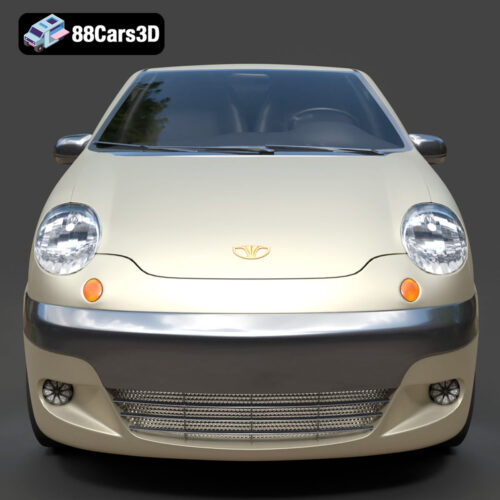 Damas-005 Daewoo Damas Microvan 3D Model