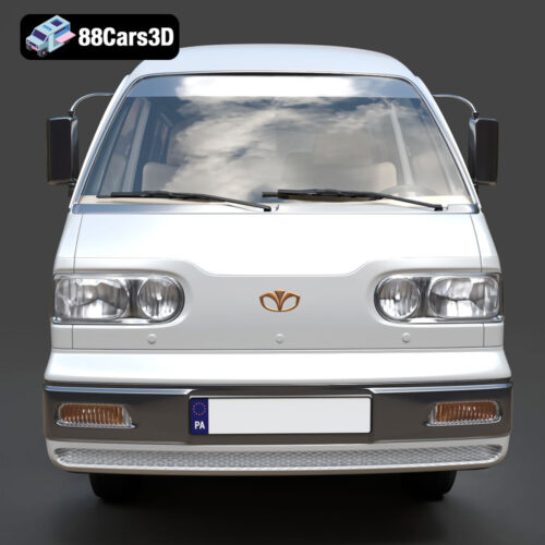 Damas II-005 Daewoo Damas 2 Microvan 3D Model