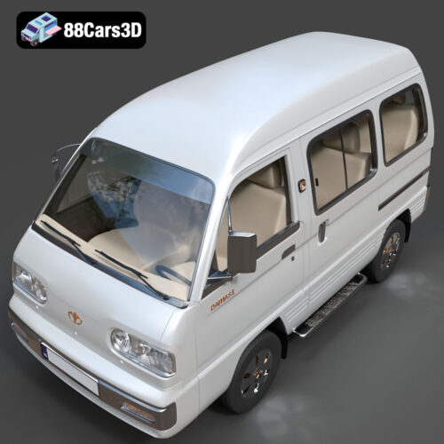 Damas II-006 Daewoo Damas 2 Microvan 3D Model